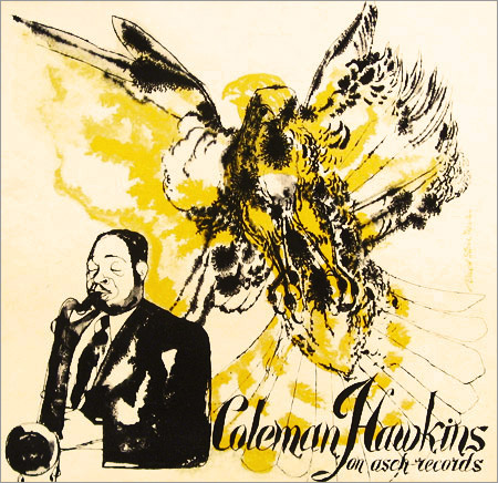 Coleman Hawkins, 78 rpm album Asch Records, David Stone Martin