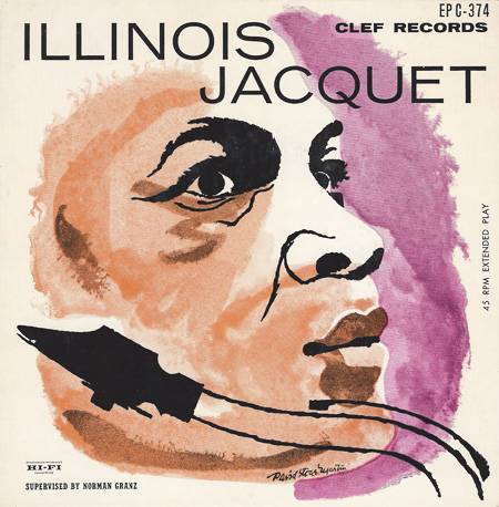 Illinois Jacquet, Clef EP 374, David Stone Martin
