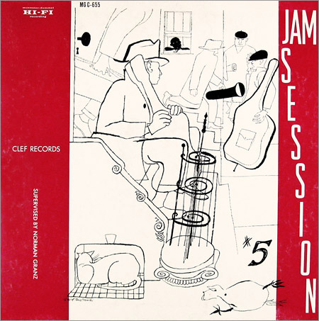 Jam Session, vol. 5, Clef 655, David Stone Martin
