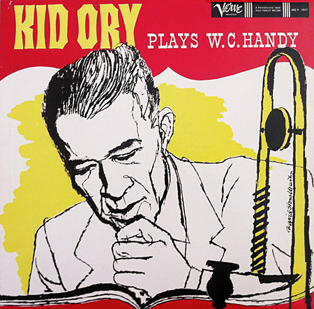Kid Ory plays W.C. Handy, Verve 1017, David Stone Martin