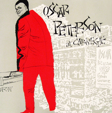 Oscar Peterson at Carnegie, Mercury/Clef 107, David Stone Martin