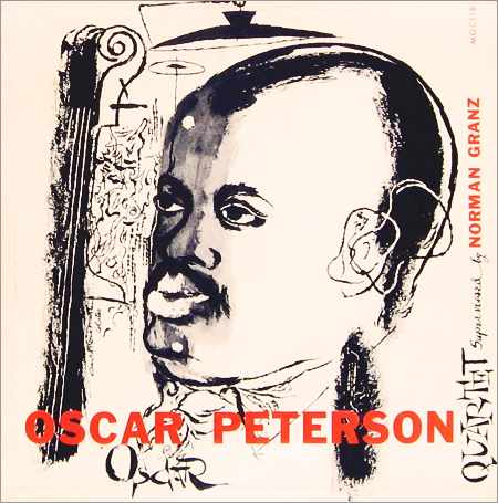 Oscar Peterson Quartet, Clef/Mercury 116, David Stone Martin