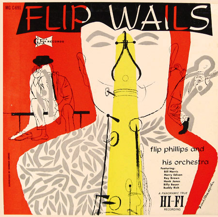 Flip Phillips, Flip Wails, Clef 691, David Stone Martin