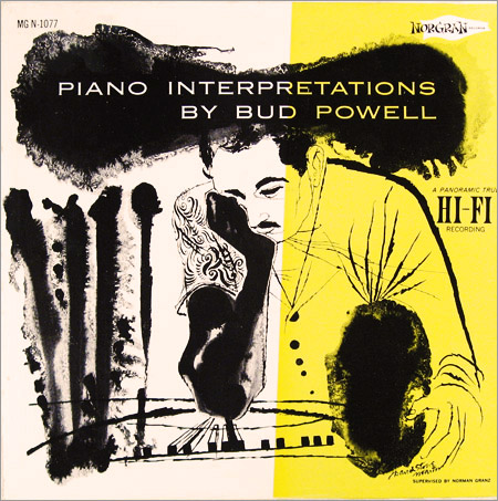Bud Powell, Piano Interpretations, Norgran 1077, David Stone Martin