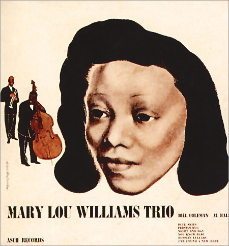 Mary Lou Williams, 78 rpm album, Asch Records, David Stone Martin