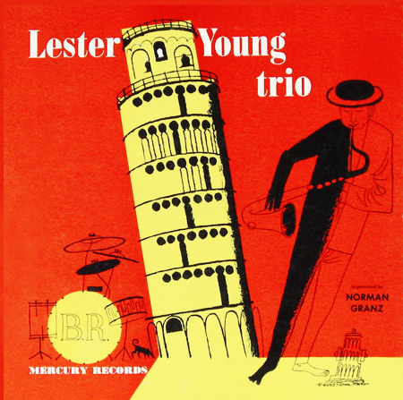 Lester Young Trio, Mercury/Clef 104, David Stone Martin